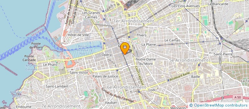 localisation de l'entreprise POINT VIRGULE à MARSEILLE