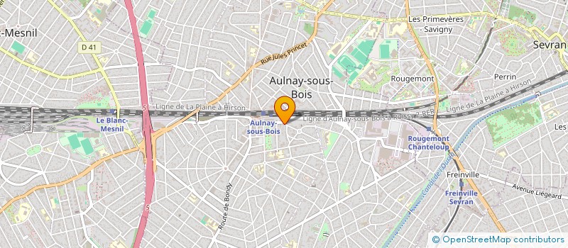 localisation de l'entreprise POINT VIRGULE à AULNAY-SOUS-BOIS