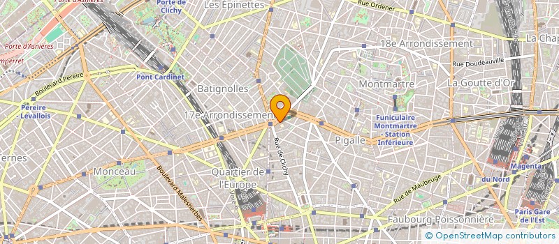 localisation de l'entreprise POINT VIRGULE PHOTOCOMPO  PARIS