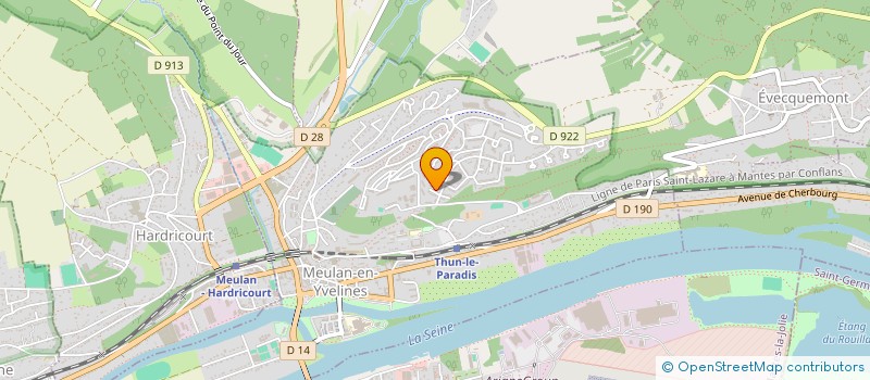 localisation de l'entreprise POINT VIRGULE SOUTIEN SCOLAIRE MEULAN EN YVELINES  MEULAN-EN-YVELINES