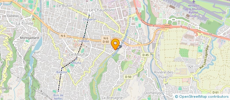 localisation de l'entreprise POINT VRD à SAINT-DENIS