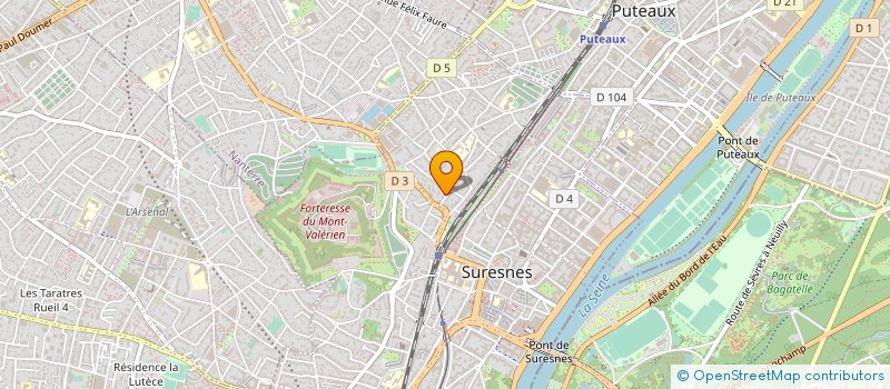 localisation de l'entreprise POINT ZIGZAG ET COUSERIE à SURESNES