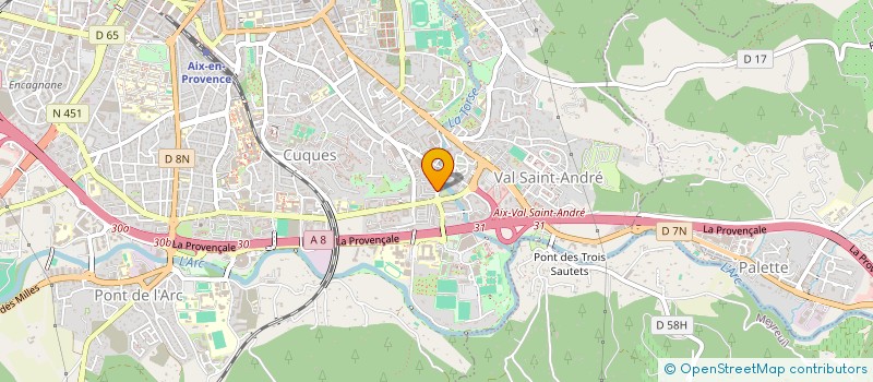 localisation de l'entreprise POINTBLANK (PB) à AIX-EN-PROVENCE