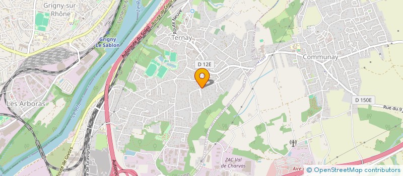 localisation de l'entreprise @POINTCOM  TERNAY