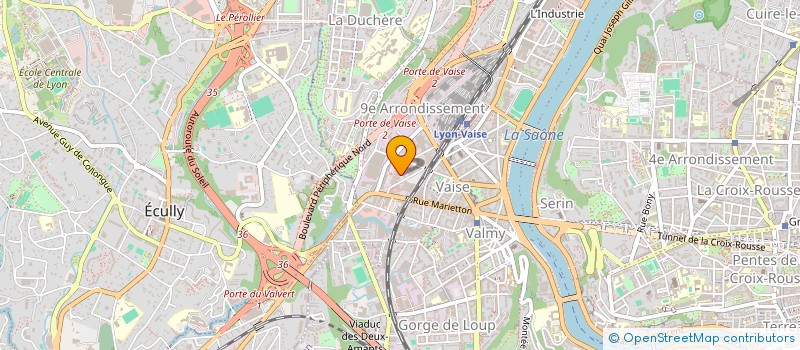 localisation de l'entreprise POINTCUBE  LYON