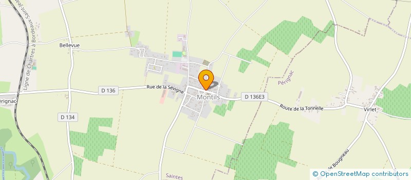 localisation de l'entreprise POINTE A CHAPITRE  MONTILS