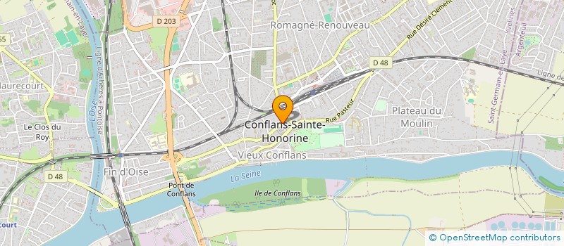 localisation de l'entreprise POINTE DE SEL  CONFLANS-SAINTE-HONORINE