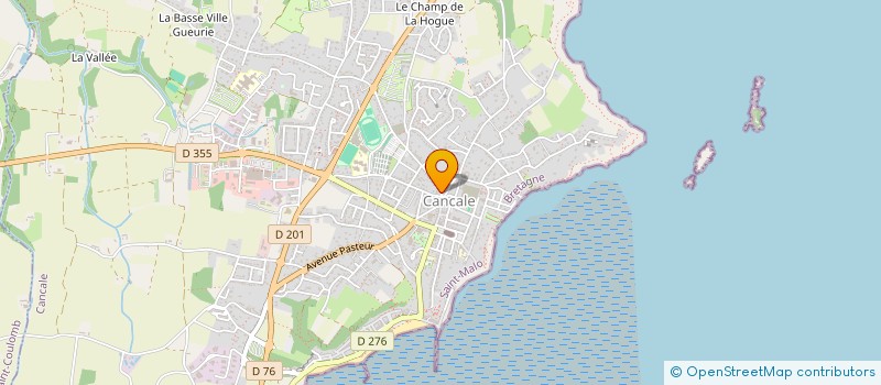 localisation de l'entreprise POINTE DES RIMAINS  CANCALE