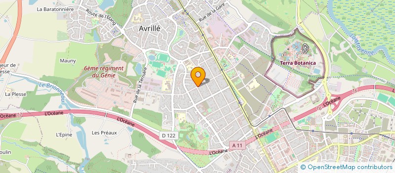 localisation de l'entreprise POINTE NOIRE à AVRILLE