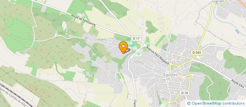 localisation de l'entreprise POINTE NOIRE  EGUILLES