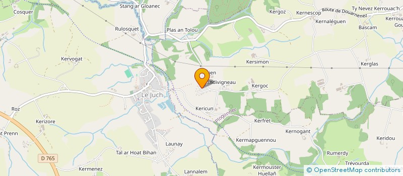 localisation de l'entreprise POINTE OUEST INDUSTRIE NAVALE  PLOGONNEC