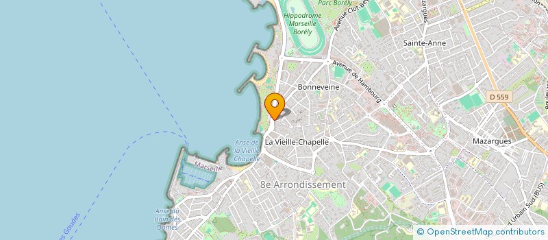 localisation de l'entreprise POINTE ROUGE à MARSEILLE