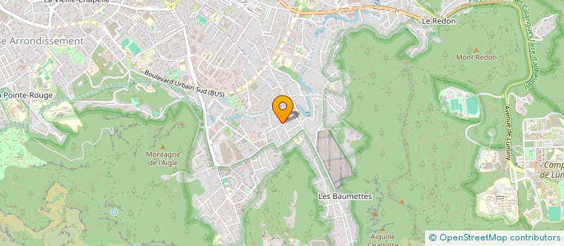 localisation de l'entreprise POINTE ROUGE à MARSEILLE