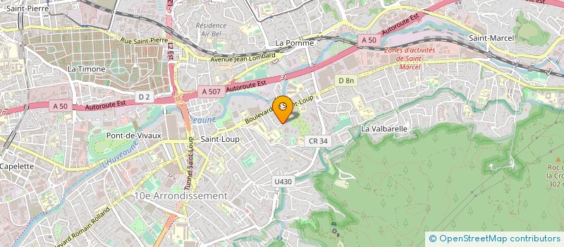 localisation de l'entreprise POINTE ROUGE PLAISANCE à MARSEILLE