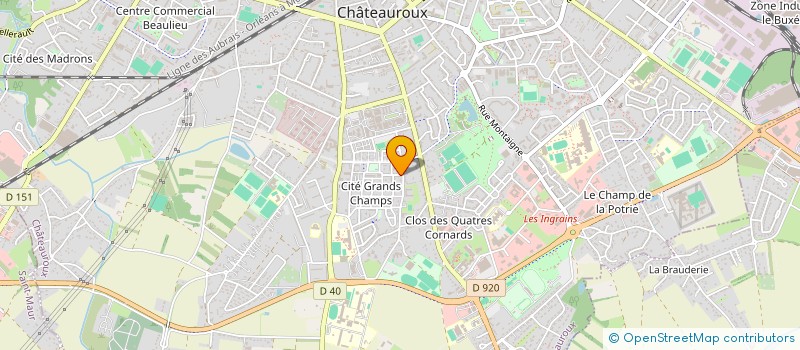 localisation de l'entreprise POINTECH à CHATEAUROUX