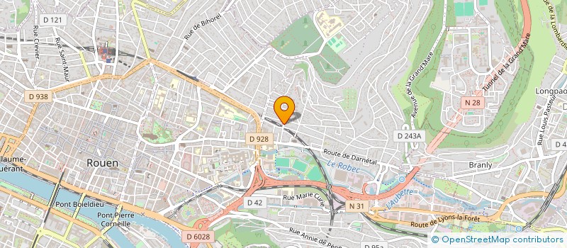 localisation de l'entreprise POINTEL FRANCOISE à ROUEN