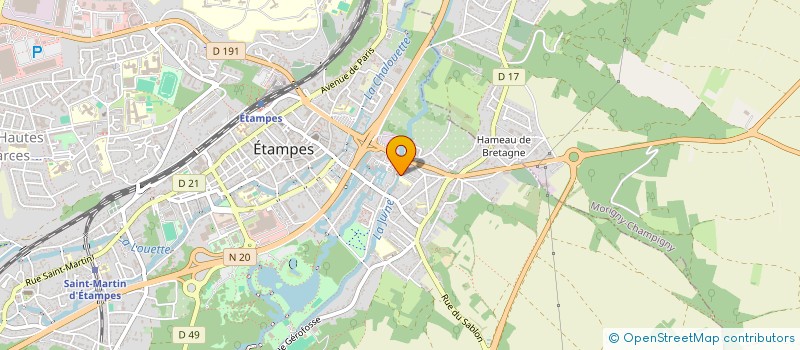 localisation de l'entreprise POINTET FAMILY  ORMOY-LA-RIVIERE