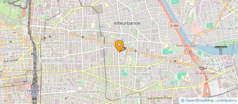 localisation de l'entreprise POINTHERM  VILLEURBANNE