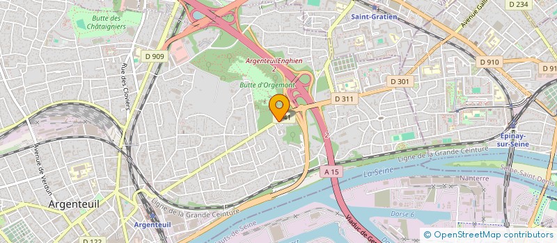 localisation de l'entreprise POINTIER à ARGENTEUIL