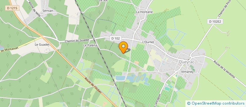 localisation de l'entreprise POINTILLES STUDIO  QUEYRAC