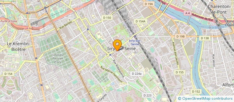 localisation de l'entreprise POINTLIGNEPLAN à IVRY-SUR-SEINE