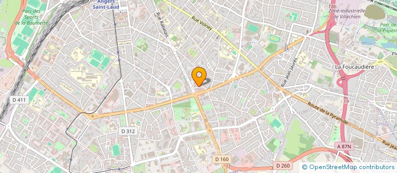 localisation de l'entreprise POINTLOG à ANGERS