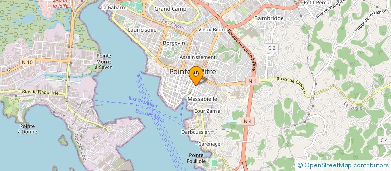 localisation de l'entreprise POINTOISE POUR LA PROMOTION DE LA CITOYENNETE à POINTE A PITRE