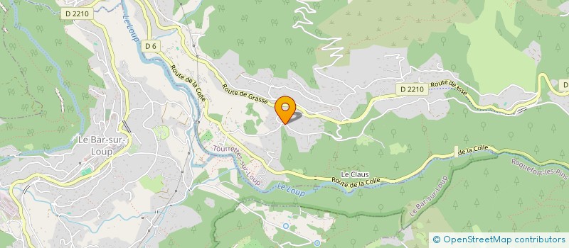 localisation de l'entreprise POINTPROD à TOURRETTES-SUR-LOUP