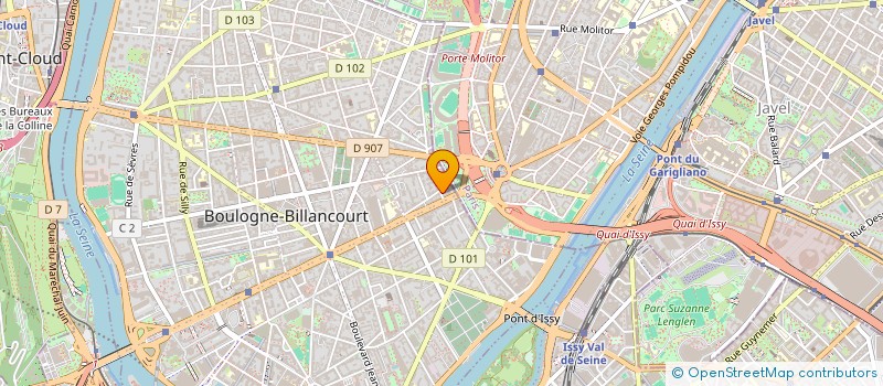 localisation de l'entreprise POINTRANSFERT à BOULOGNE-BILLANCOURT