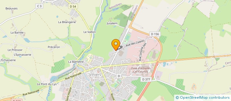 localisation de l'entreprise POINTREAU BORIS à LYS-HAUT-LAYON