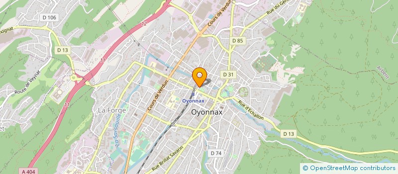 localisation de l'entreprise POINTS CLEFS ET SERVICES à OYONNAX