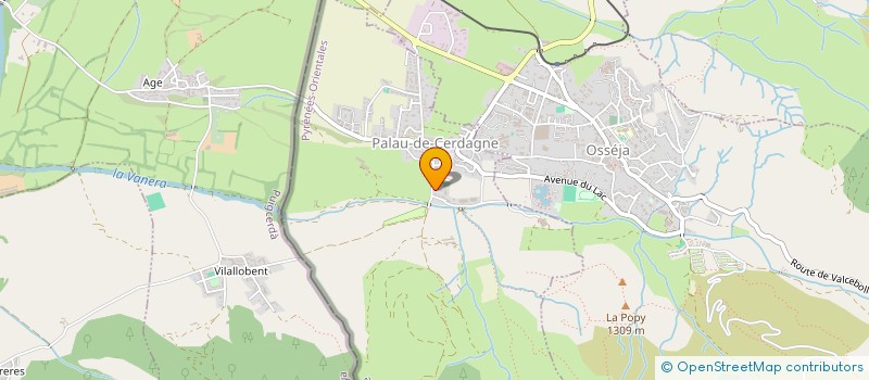 localisation de l'entreprise POINTS COMMUNS MC2  VALCEBOLLERE