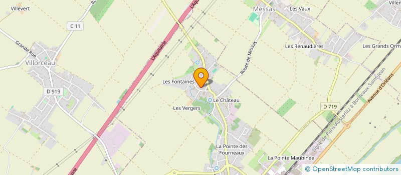 localisation de l'entreprise POINTS CONTES à BEAUGENCY