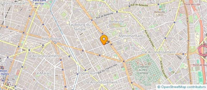 localisation de l'entreprise POINTS DE FUITE  PARIS