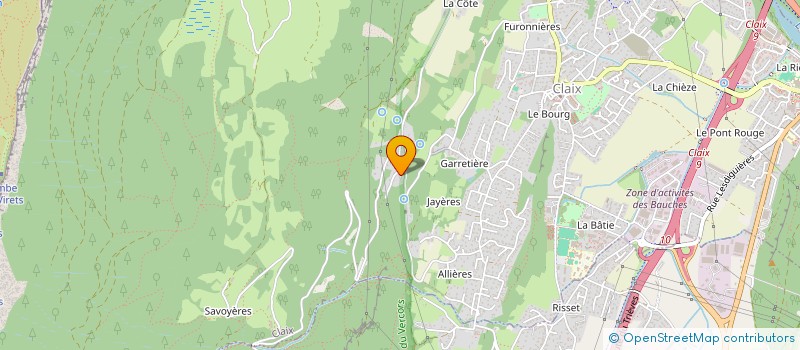 localisation de l'entreprise POINTS TEXTES  CLAIX