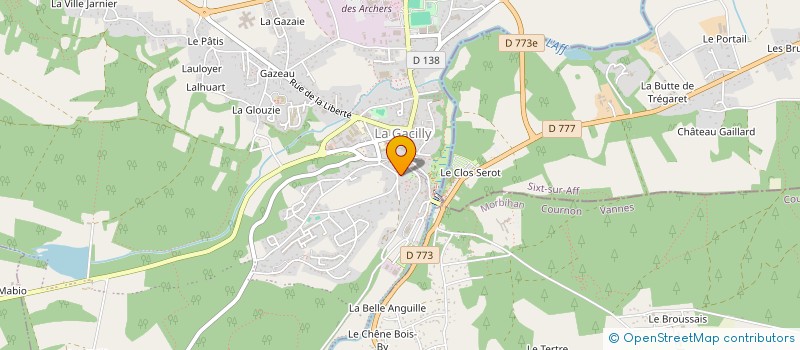 localisation de l'entreprise POINTURE 42  LA GACILLY