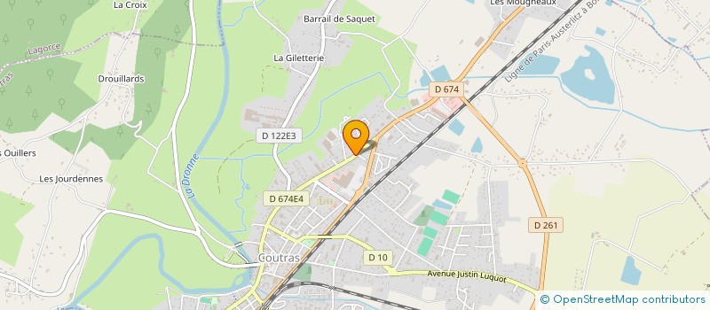 localisation de l'entreprise POINTURE PLUS P+ à COUTRAS