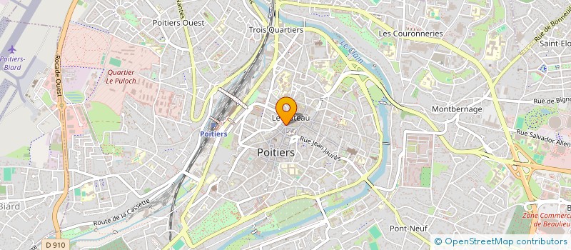 localisation de l'entreprise POIRAULT BOYER à POITIERS