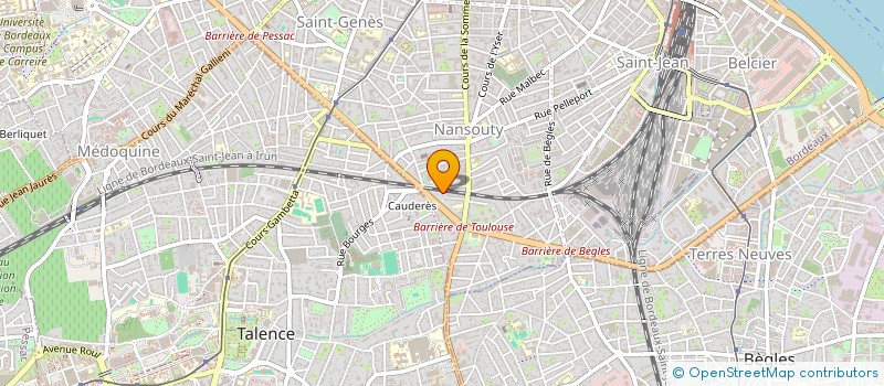 localisation de l'entreprise POIREE/HERAUD  BORDEAUX