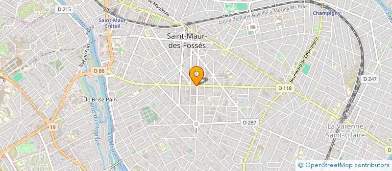 localisation de l'entreprise POIREE TASSADIT à SAINT-MAUR-DES-FOSSES