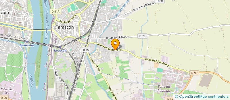 localisation de l'entreprise POIRET FINANCE  SAUSSET-LES-PINS