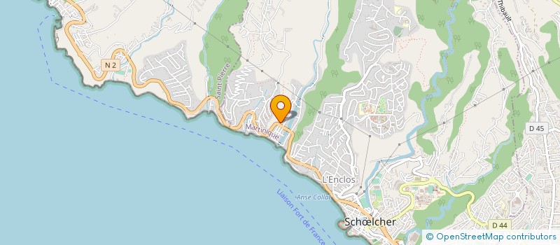 localisation de l'entreprise POIRET PLANTES DISTRIBUTION  SCHOELCHER