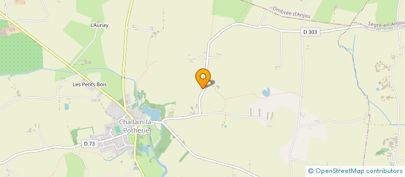 localisation de l'entreprise POIRIER  VALLONS-DE-L'ERDRE