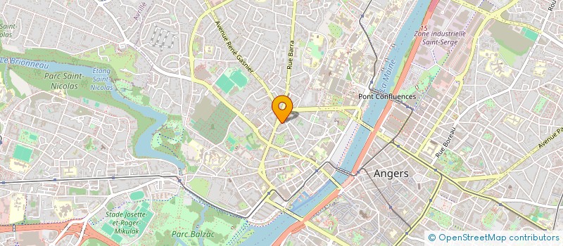localisation de l'entreprise POIRIER à ANGERS