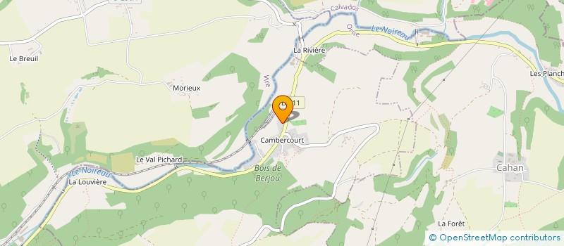 localisation de l'entreprise POIRIER AUTOMOBILE à ATHIS-VAL DE ROUVRE