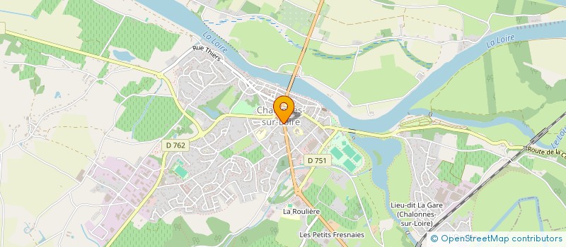 localisation de l'entreprise POIRIER - BERMOND à CHALONNES-SUR-LOIRE