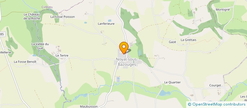 localisation de l'entreprise POIRIER BRUNO  COMBOURG