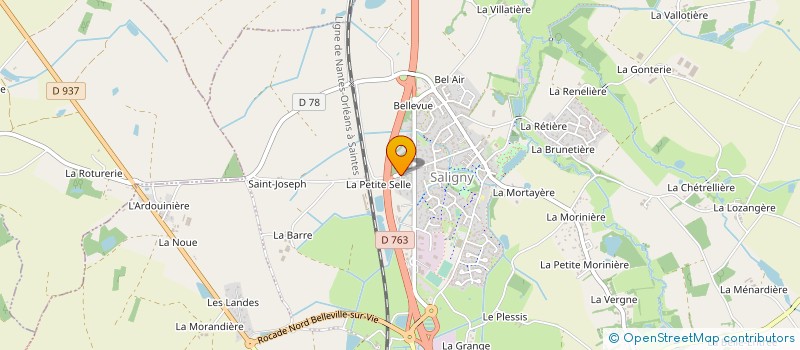 localisation de l'entreprise POIRIER CONSTRUCTION  BELLEVIGNY