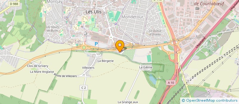 localisation de l'entreprise POIRIER ET ASSOCIES, NOTAIRES à LES ULIS