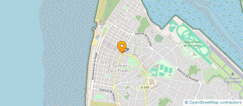 localisation de l'entreprise POIRIER IMMOBILIER  LE TOUQUET-PARIS-PLAGE